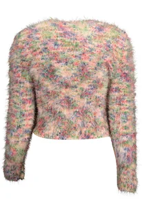 DESIGUAL RÓŻOWY SWETER DAMSKI - Swetry damskie - miniaturka - grafika 2
