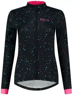 Damska Kurtka Rowerowa  Rogelli Terrazzo | Black/Pink/Blue - Rozmiar M - Kurtki damskie - miniaturka - grafika 1