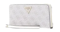 Portfele - GUESS Laurel SLG Large Zip Around, Wallet Women, One Size, Dove Logo, 70AA - miniaturka - grafika 1