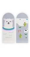 Skarpetki męskie - Zabawne Stopki W Lamy - Llamacita - 36-39 - miniaturka - grafika 1