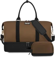 Torby podróżne - Sucipi Torba podróżna damska Weekender Bagaż podręczny Brązowy - miniaturka - grafika 1