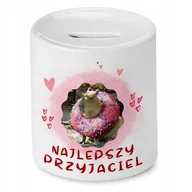 Skarbonki - Skarbonka Dla Taty Idealny na Urodziny Prezent z Nadrukiem ze Zdjęciem + Opakowanie na prezent (wzór 03) - miniaturka - grafika 1