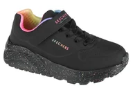 Buty dla dziewczynek - Skechers Uno Lite Rainbow Specks 310457L-BKMT dziewczęce sneakersy czarne - miniaturka - grafika 1