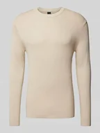 Swetry męskie - Sweter z dzianiny z okrągłym dekoltem model ‘PHIL’ - miniaturka - grafika 1