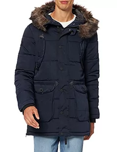 Superdry Parka męska, grantowy, 3XL - Kurtki męskie - miniaturka - grafika 1