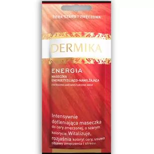 Dermika maseczka do twarzy, Energia, saszetka 10ml - Maseczki do twarzy - miniaturka - grafika 1