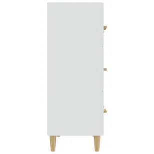 Lumarko Komoda, biała, 70x34x90 cm, materiał drewnopochodny - Komody - miniaturka - grafika 5