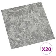 Dywany - vidaXL Samoprzylepne panele podłogowe, 20 szt., PVC, 1,86 m, beton - miniaturka - grafika 1