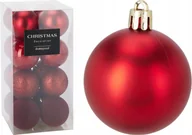 Bombki - ZESTAW 16 BOMBEK CZERWONY - miniaturka - grafika 1