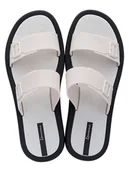 Klapki i japonki damskie - Ipanema Klapki "Nuvea" w kolorze biało-czarnym - miniaturka - grafika 1