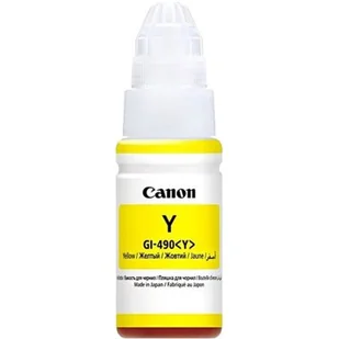 Canon GI-490Y (0666C001) - Tusze oryginalne - miniaturka - grafika 1