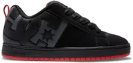 Moda i Uroda OUTLET - obuwie męskie DC COURT GRAFFIK SQ Black/Grey/Red - BYR - miniaturka - grafika 1