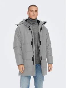 Only & Sons Kurtka zimowa 22020156 Szary Regular Fit - Kurtki męskie - miniaturka - grafika 1