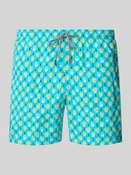 Kąpielówki męskie - Spodenki kąpielowe z elastycznym pasem - miniaturka - grafika 1