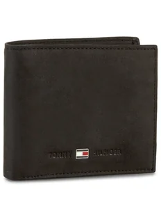 Tommy Hilfiger Duży Portfel Męski Johnson Mini Cc Wallet AM0AM00663 Czarny - Portfele - miniaturka - grafika 1