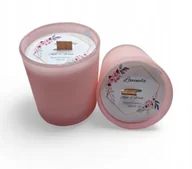 Świece - 2x Świeca Sojowa ręcznie robiona Handmade rózowy mat 230 ml Lawenda - miniaturka - grafika 1