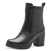 Botki damskie - MARCO TOZZI Damskie botki na obcasie 2-25490-43, czarny, 40 EU - miniaturka - grafika 1
