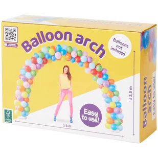 ŁUK BALONOWY Stojak na balony Folat 3x2,5 m - Balony i akcesoria - miniaturka - grafika 1