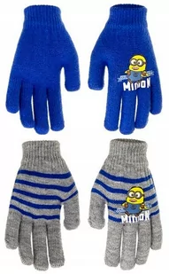 Rękawiczki Rękawice Pięciopalczaste Minionki 2-Pak - Rękawiczki dla dzieci - miniaturka - grafika 1