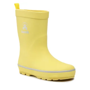 Buty dla dziewczynek - Kalosze Kamik - Splashed 2 EK6785 Yellow - grafika 1