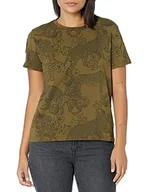 Koszulki i topy damskie - Desigual T-shirt damski Ts_ayla, zielony, S - miniaturka - grafika 1