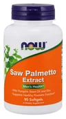 Suplementy naturalne - NOW Foods - Saw Palmetto Extract z Olejem z Pestek Dynii i Cynkiem, 80mg, 90 kapsułek miękkich - miniaturka - grafika 1