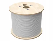 Kable miedziane - Kabel U/UTP kat.5e, teleinformatyczny, LSOH, B2ca"FireHardy" 4x2x24 AWG, 1Gb/s, 250 MHz, gwarancja 25 lat, certyfikat INTERTEK ETL, szary, 500m - ALANTEC - miniaturka - grafika 1