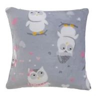 Poszewki na poduszki - Poszewka dekoracyjna Snowy Pets 40 x 40 cm szara - miniaturka - grafika 1