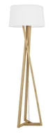 Lampy stojące - Luces Exclusivas MAICAO LE42094 Lampa podłogowa drewniana o trójnogim stelażu i cylindrycznym kloszu Elegancka lampa - miniaturka - grafika 1