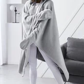 Koce - Koc Z Rękawami I Kapturem, Essential, Uniwersalny Rozmiar, 115 X 165 Cm - miniaturka - grafika 1