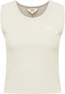Lee Damska bluza Cropped, szyfon, rozmiar XXL, żółty, XXL - Bluzy damskie - miniaturka - grafika 1