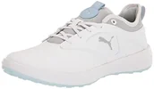 Swetry damskie - PUMA GOLF Damskie buty golfowe Ignite Malibu WMNS, Puma White Puma Silver Lucite, 38.5 EU - miniaturka - grafika 1