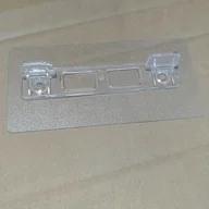 Inne - TEMU 20 szt. Wytrzymałe wsporniki półek bez wiercenia - 4.72x1.9 cala przezroczyste plastikowe taśmy samoprzylepne do szafek kuchennych, regałów i - miniaturka - grafika 1