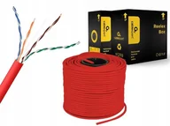 Kable miedziane - Kabel Sieciowy Lan Utp Kat.5e Skrętka Gembird 50m Czerwony - miniaturka - grafika 1