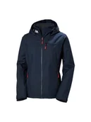 Kurtki damskie - Kurtka damska HELLY HANSEN W Crew Hooded Midl Jacket 2.0 granatowa XS - miniaturka - grafika 1