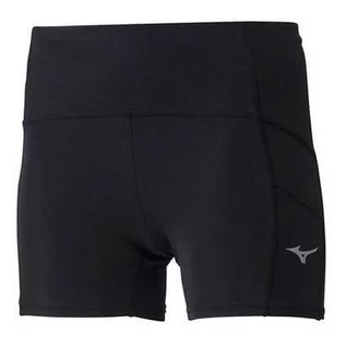 Spodnie sportowe damskie - Legginsy do biegania damskie Mizuno Core Short Tights termoaktywne - grafika 1