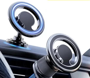 NOX 2in1 MagSafe Vent Car Holder uchwyt samochodowy do kratki i na kokpit (Black) - Uchwyty samochodowe do telefonów - miniaturka - grafika 1