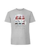 Koszulki i topy damskie - Męska koszulka z nadrukiem - KOSZULKI DAMSKIE SZABLON MEDYCZNE Pastelowy szary XL - miniaturka - grafika 1