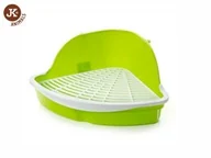 Akcesoria dla gryzoni - JK Animals Duża kuweta z tworzywa sztucznego dla królików i świnek morskich - miniaturka - grafika 1