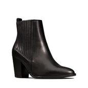 Botki damskie - West Lo [black leather] - rozmiar 41.5 - miniaturka - grafika 1