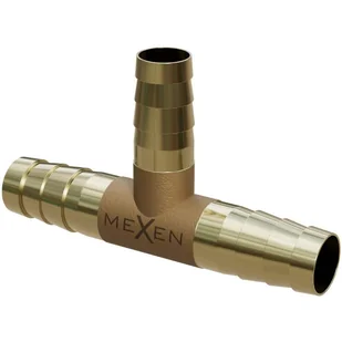 Mexen BRASS trójnik do węża T mosiężny 6 x 6 x 6 mm - W97428-060606 - Łączniki, trójniki, kształtki - miniaturka - grafika 1
