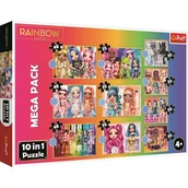 Puzzle - Puzzle 10w1 Kolekcja modnych laleczek TREFL - miniaturka - grafika 1