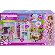 Domki dla lalek - Mattel Lalka Barbie Kompaktowy domek HCD48 - miniaturka - grafika 1