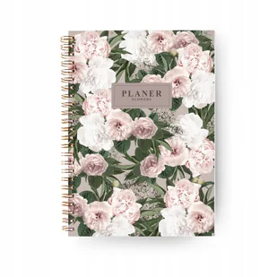 Planer A5 TYGODNIOWY Pionowy Flowers - Kalendarze - miniaturka - grafika 1
