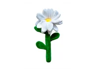 Zabawki dla psów - Karlie Zabawka dla psa i kota Kwiat (pluszowy kwiat/biały) - miniaturka - grafika 1