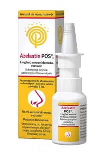 Ursa Pharm Azelastin POS 1 mg/ml aerozol do nosa 10 ml - Przeziębienie i grypa - miniaturka - grafika 1