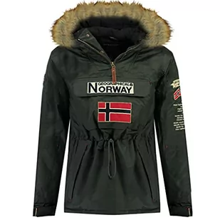 Geographical Norway Parka męska Boomerang Khaki, Ciemnoszary, S - Kurtki męskie - miniaturka - grafika 1
