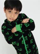 Piżamy chłopięce - Sinsay - Piżama jednoczęściowa Minecraft - czarny - miniaturka - grafika 1