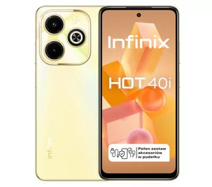 Infinix Hot 40i 8/256GB złoty - Telefony komórkowe - miniaturka - grafika 1