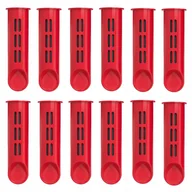 Wkłady filtrujące - 12 szt wkładów filtrujących wodę do butelki DAFI SOLID SOFT czerwone - miniaturka - grafika 1